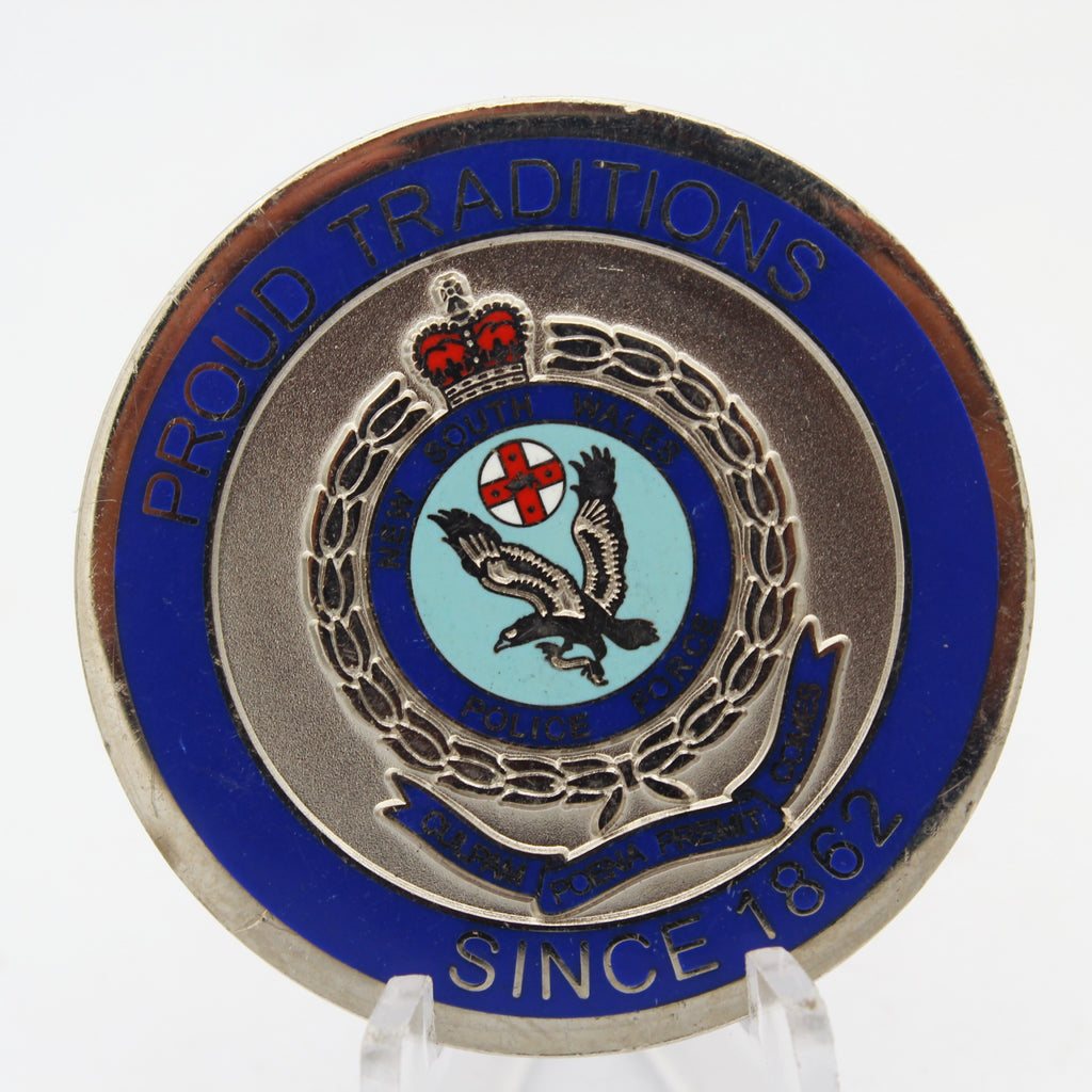 NSW Police Force Mt Druitt Police Area Command Challenge Coin 1.65" Copper Pre-Owned