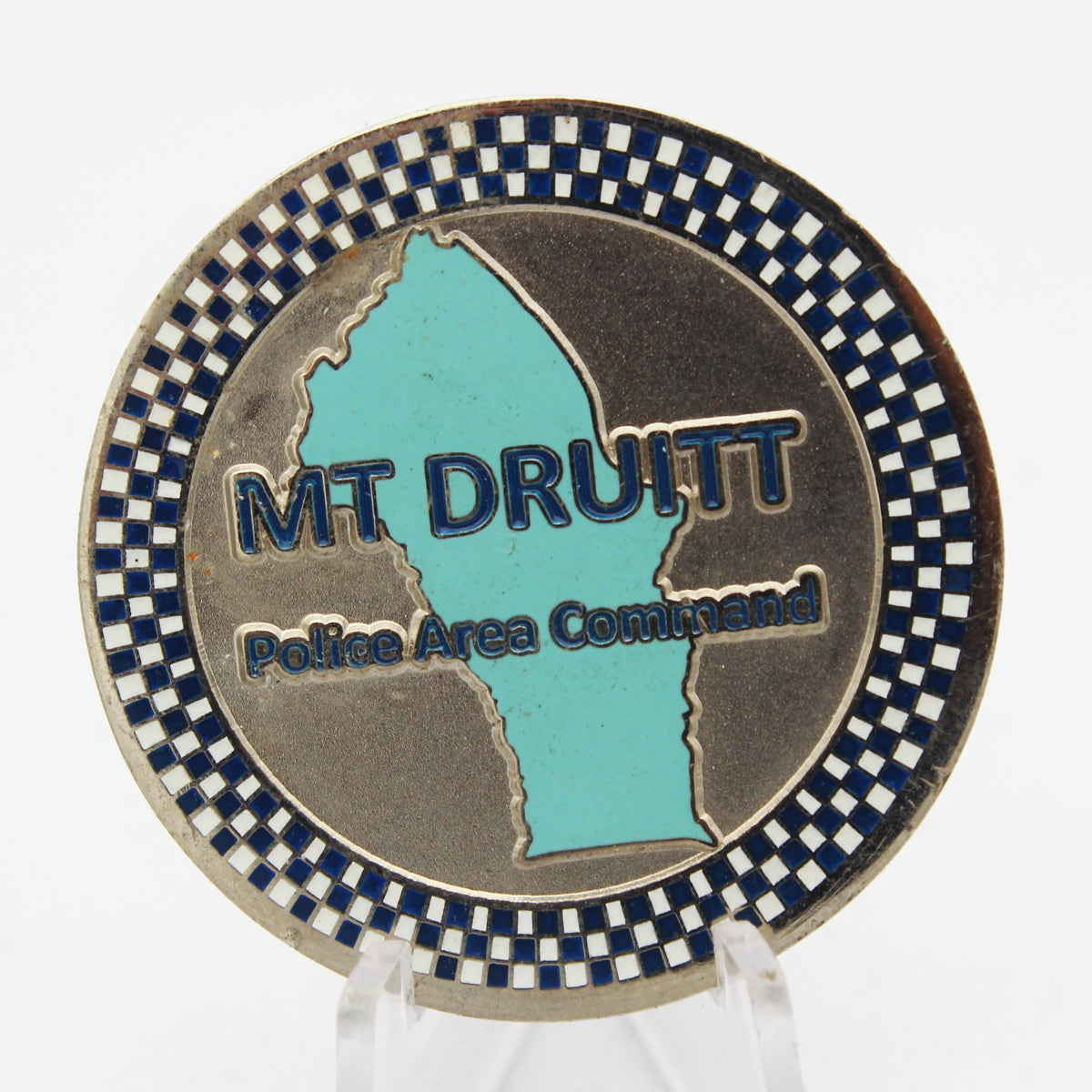 NSW Police Force Mt Druitt Police Area Command Challenge Coin 1.65" Copper Pre-Owned