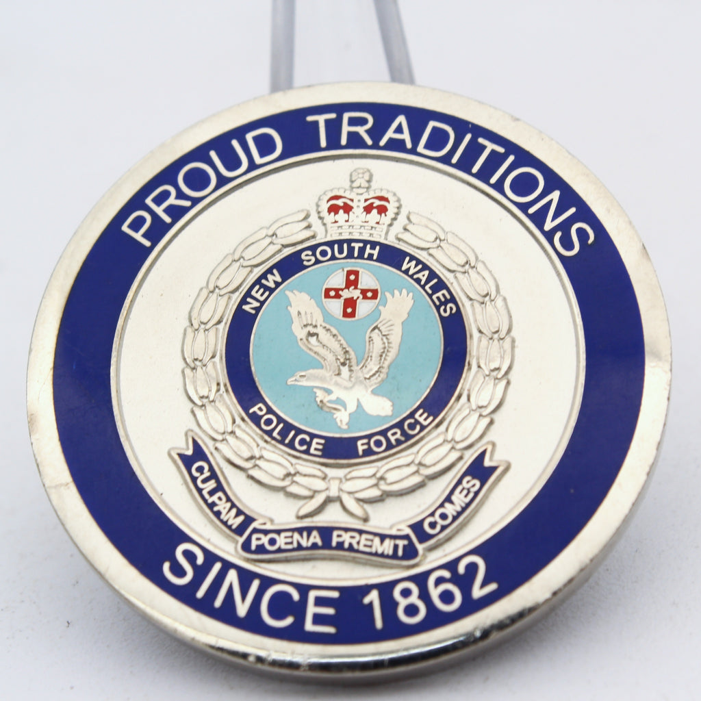 NSW Police Force Mt Druitt Police Area Command Challenge Coin 1.65" Copper Pre-Owned