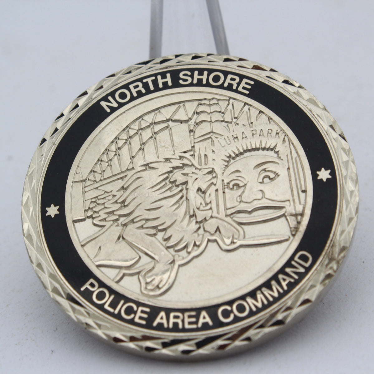 NSW Police Force North Shore Police Area Command Luna Park Challenge Coin 1.65" Copper Pre-Owned