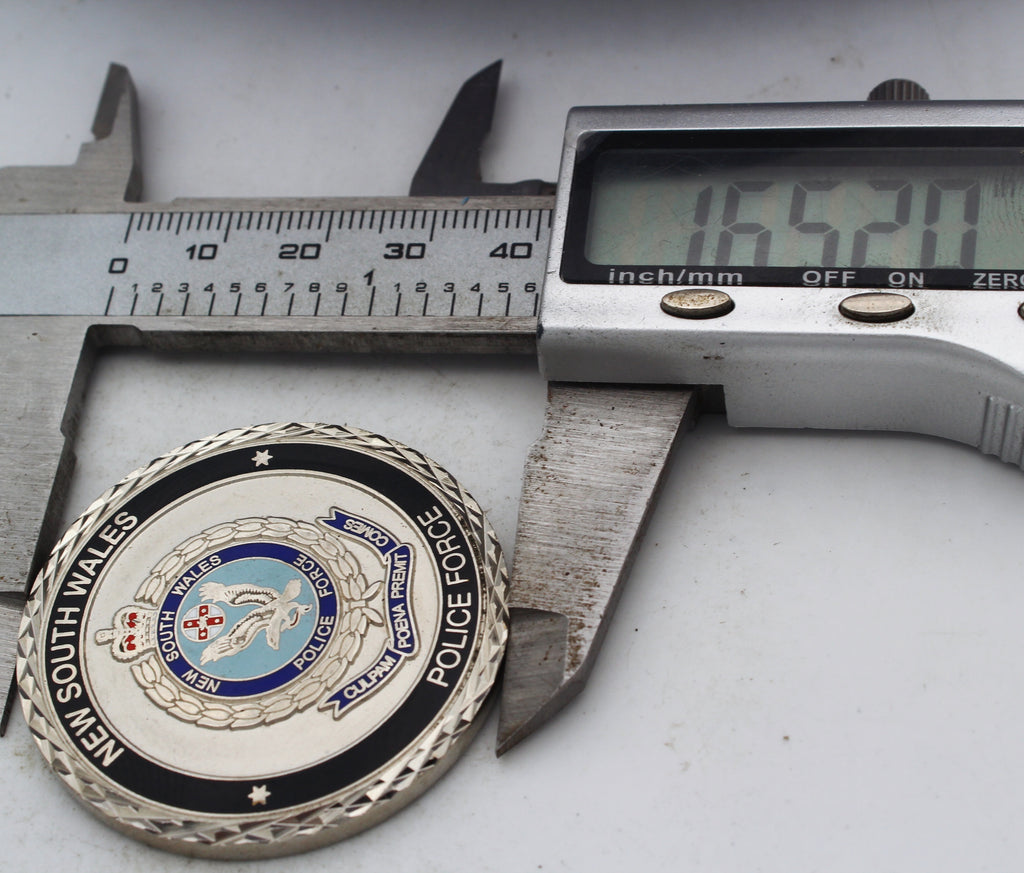 NSW Police Force North Shore Police Area Command Luna Park Challenge Coin 1.65" Copper Pre-Owned