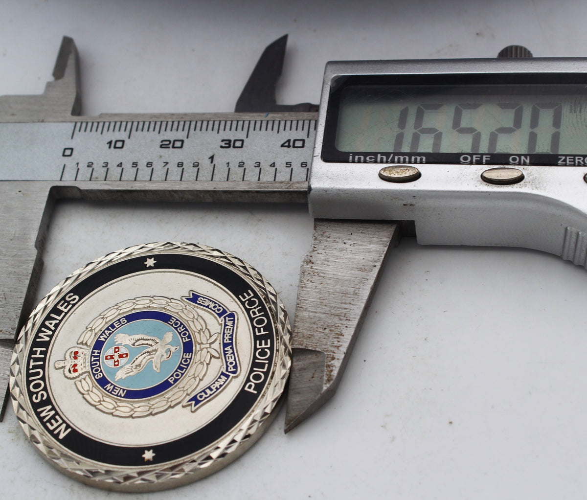 NSW Police Force North Shore Police Area Command Luna Park Challenge Coin 1.65" Copper Pre-Owned