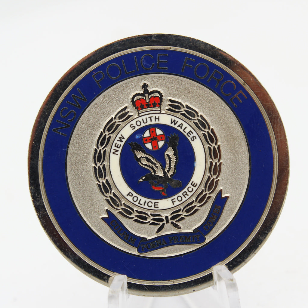 NSW Police Force Aboriginal Community Liaison Officer Program 30 Years 2016 Challenge Coin 1.65" Copper Pre-Owned
