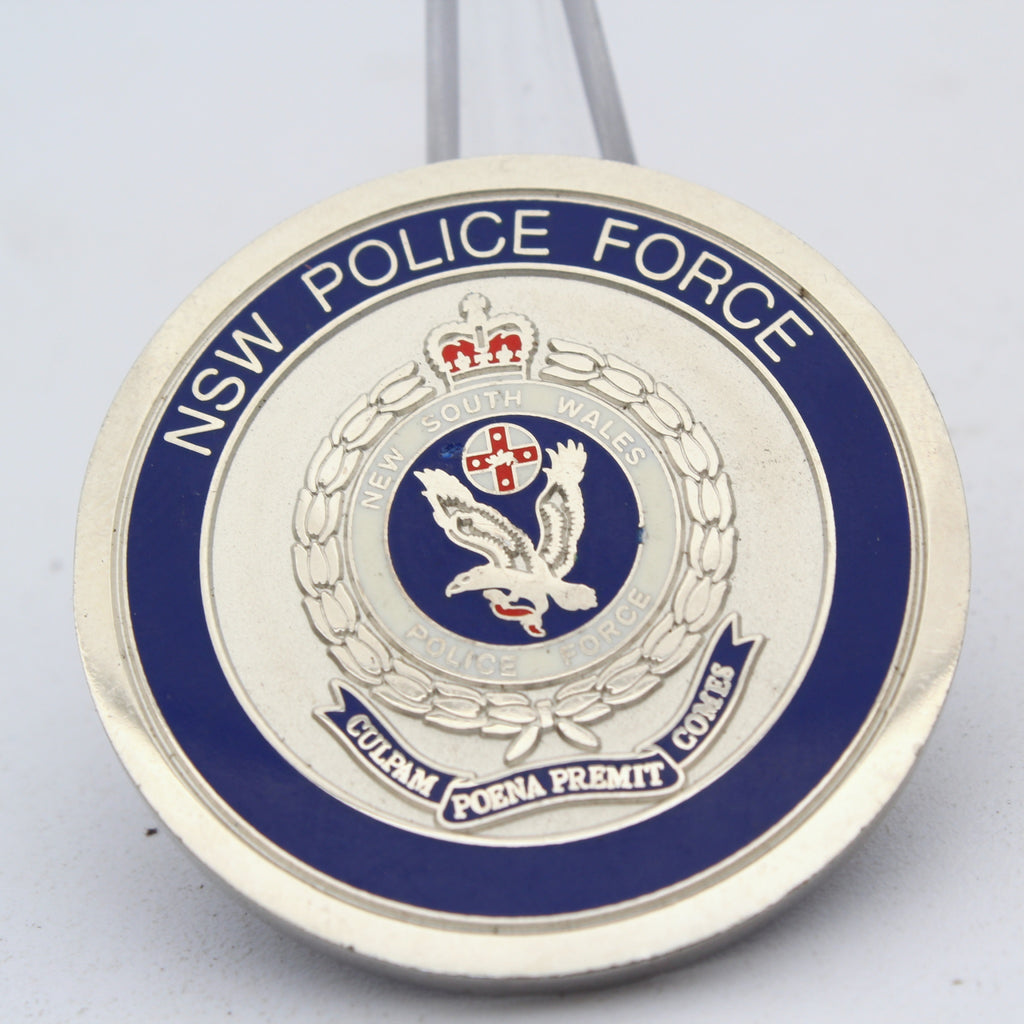 NSW Police Force Aboriginal Community Liaison Officer Program 30 Years 2016 Challenge Coin 1.65" Copper Pre-Owned