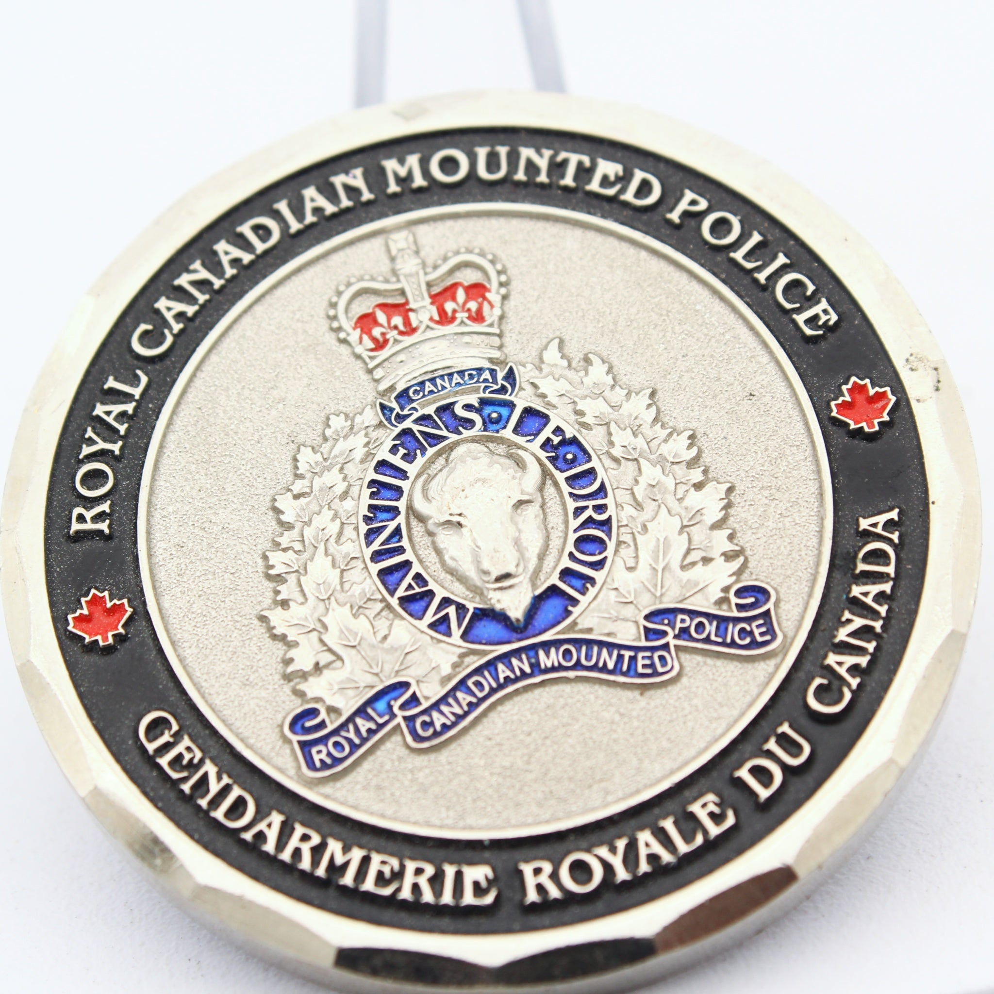 RCMP Federal Policing Protective Services B Division Challenge Coin 1.75 Inch Pre-Owned Copper