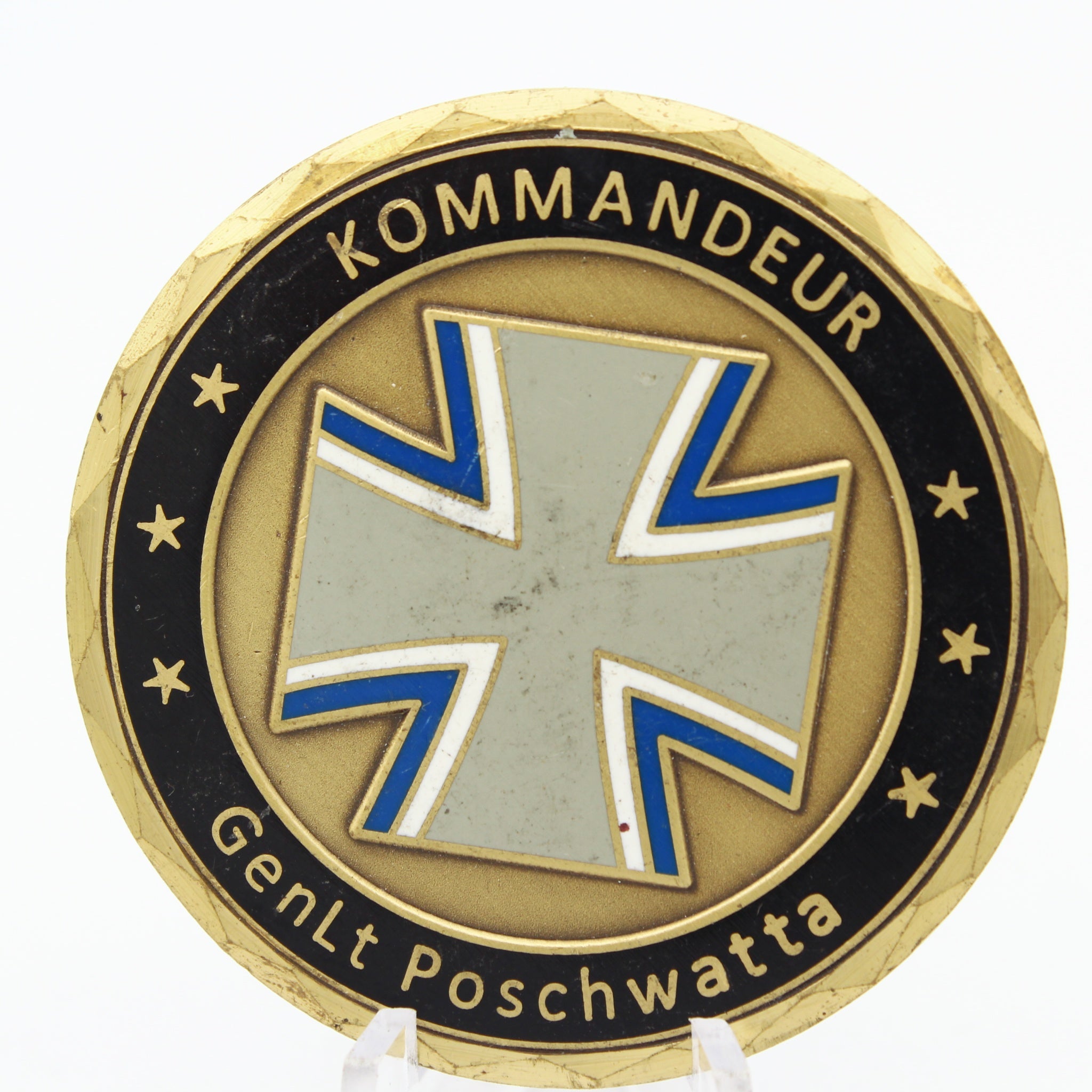 German Air Force Zentrum Luftoperationen Challenge Coin Kalkar Uedem 2inch Pre-owned