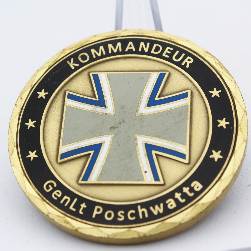 German Air Force Zentrum Luftoperationen Challenge Coin Kalkar Uedem 2inch Pre-owned