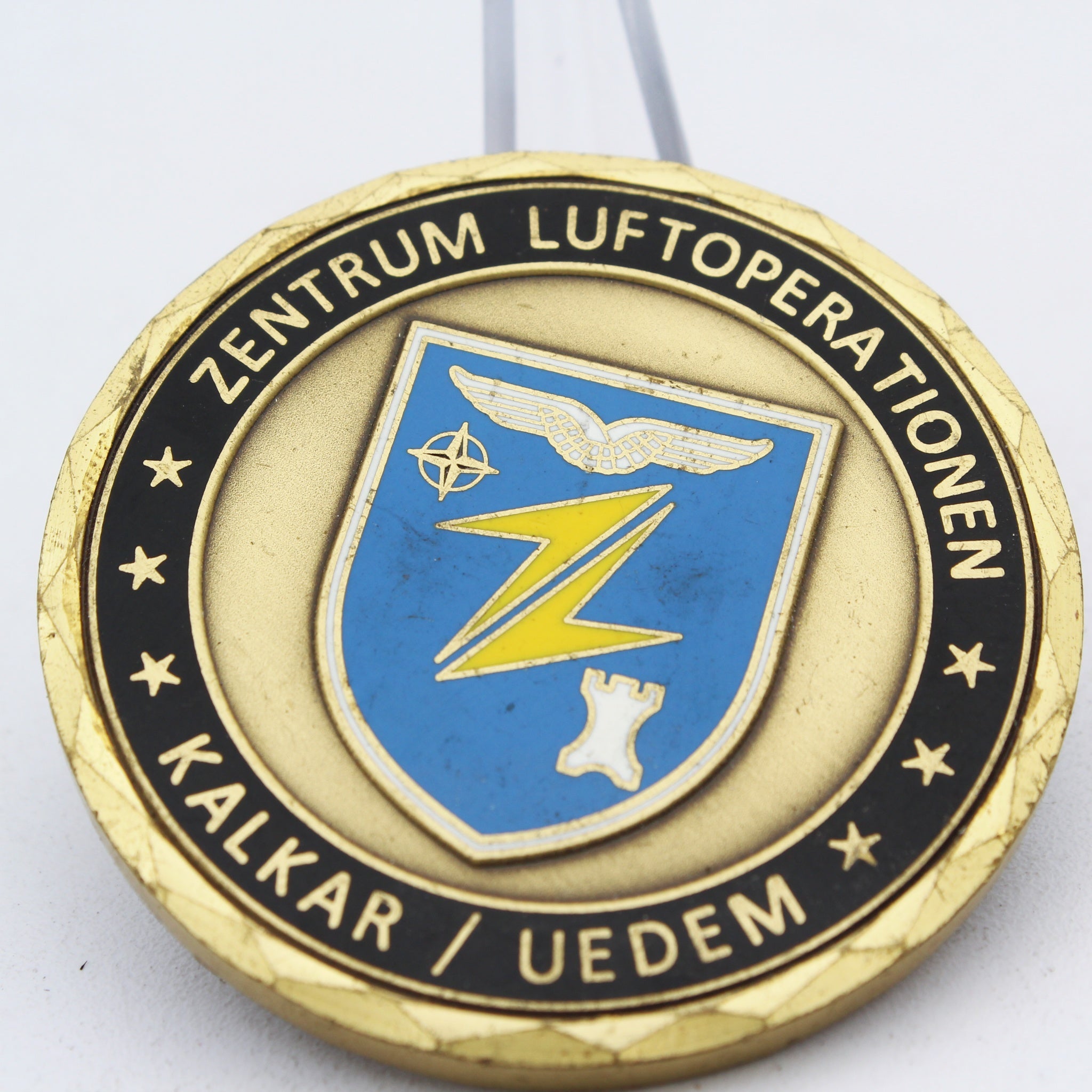 German Air Force Zentrum Luftoperationen Challenge Coin Kalkar Uedem 2inch Pre-owned