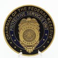 Chairman Federal Reserve Protective Services Special Agent Challenge Coin 1.75" Copper Pre-owned