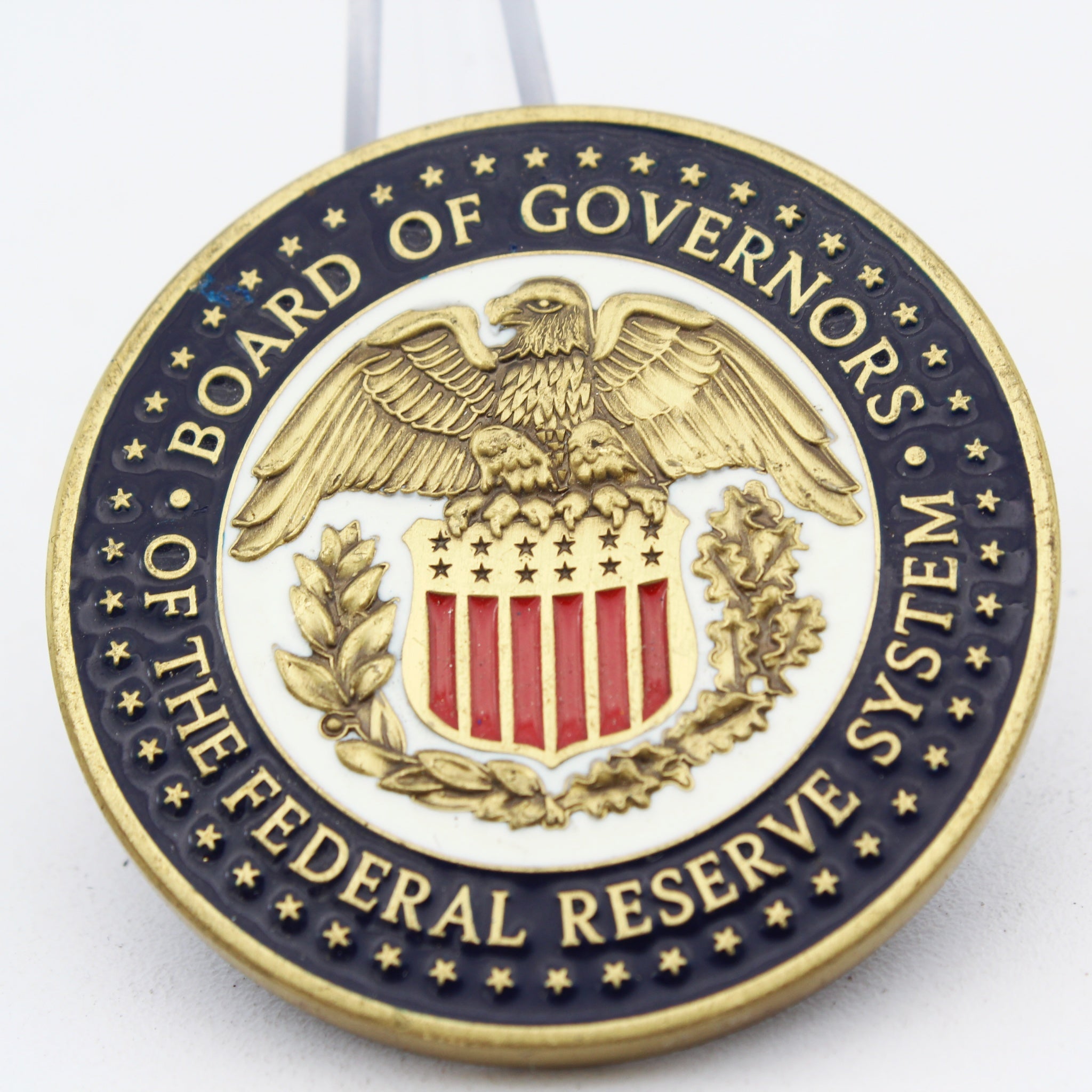 Chairman Federal Reserve Protective Services Special Agent Challenge Coin 1.75" Copper Pre-owned