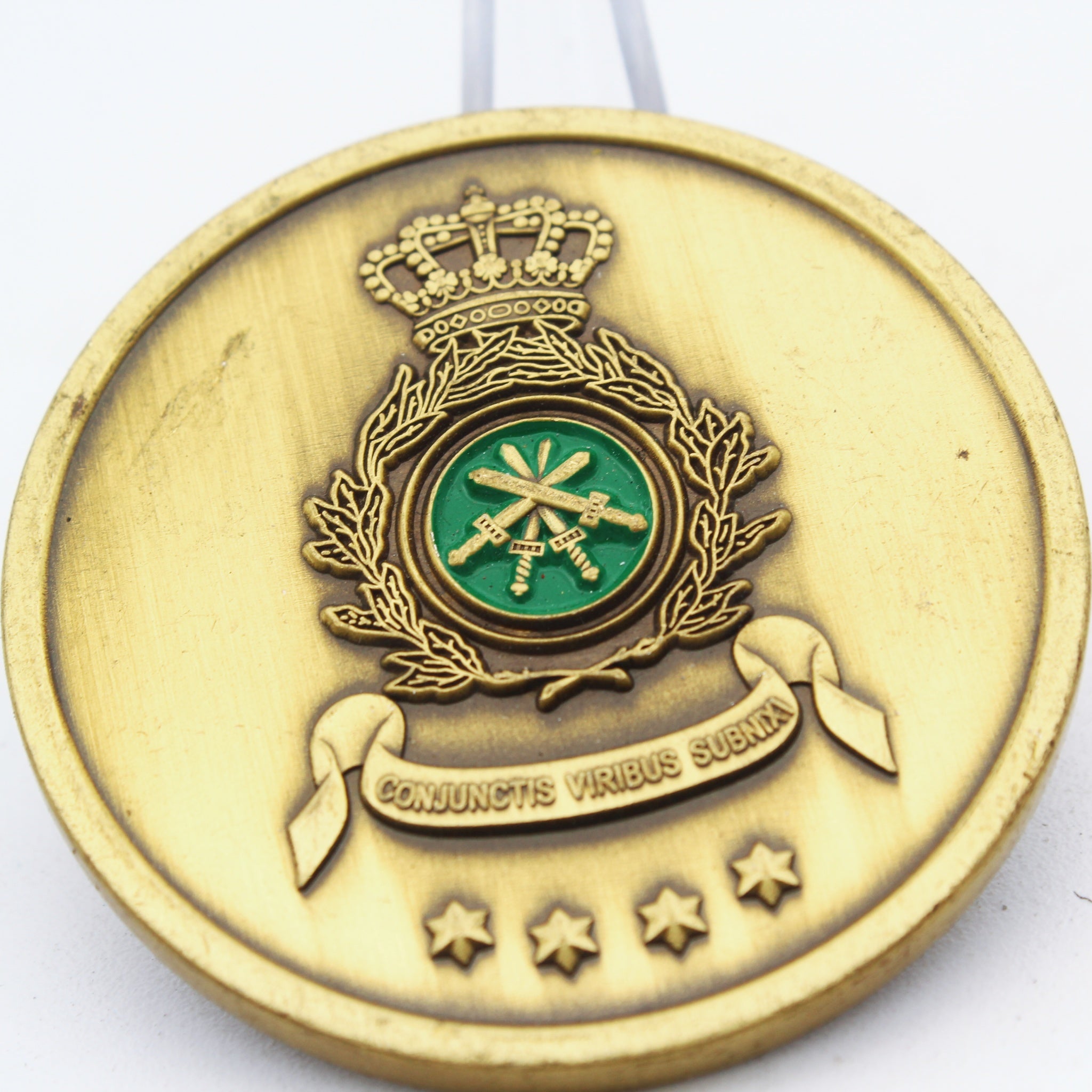 Chief of Defence of the Netherlands Challenge Coin 2 Inch Pre-Owned Copper