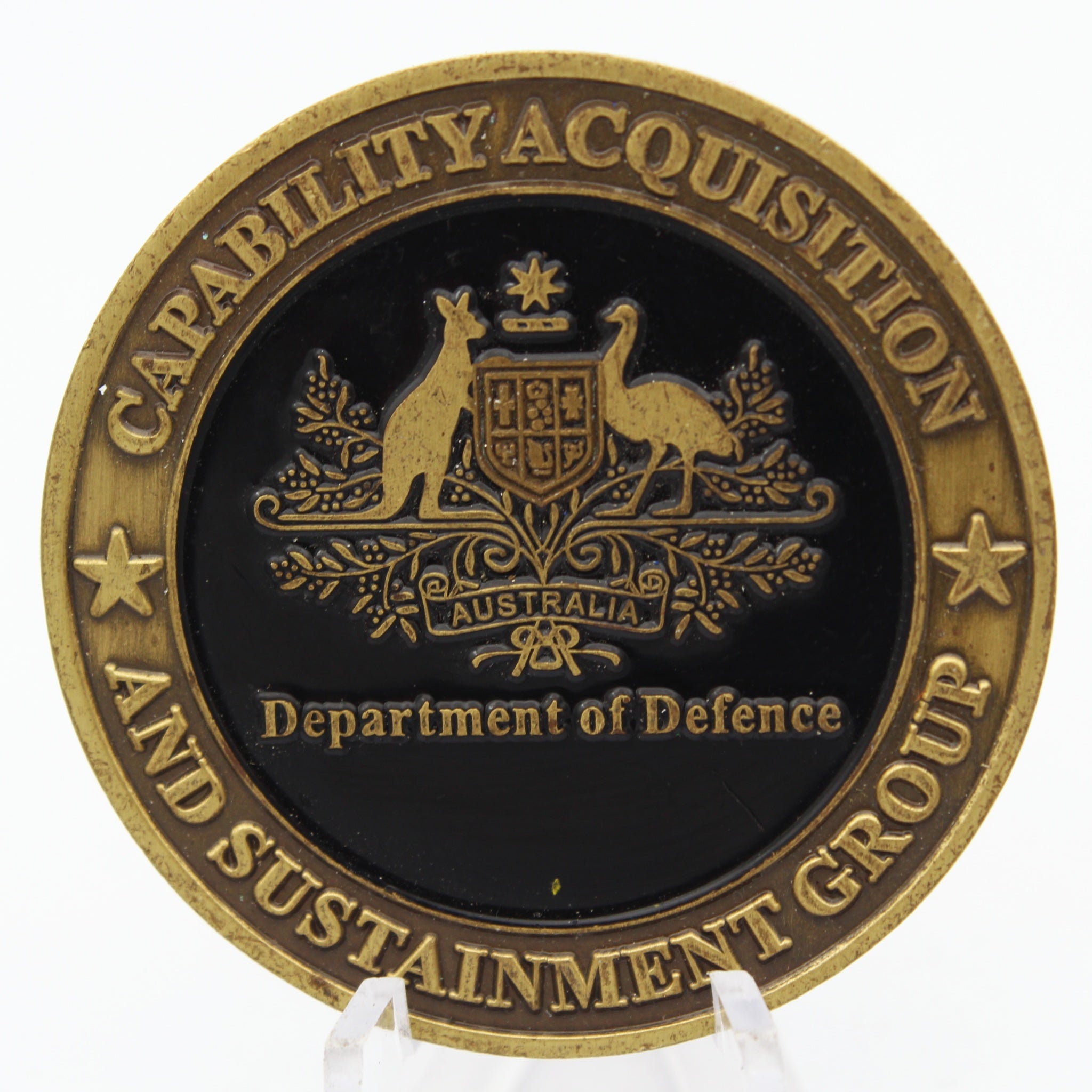 Australian Department of Defence EOD Explosive Ordnance Challenge Coin 1.75" Pre-owned