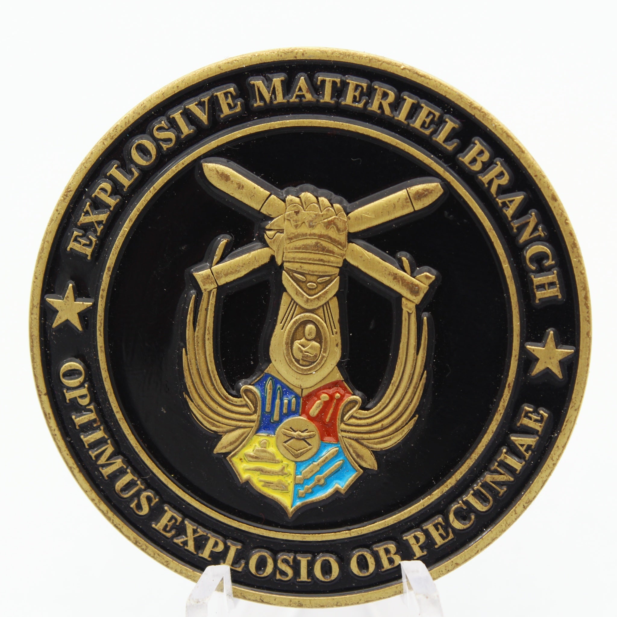 Australian Department of Defence EOD Explosive Ordnance Challenge Coin 1.75" Pre-owned