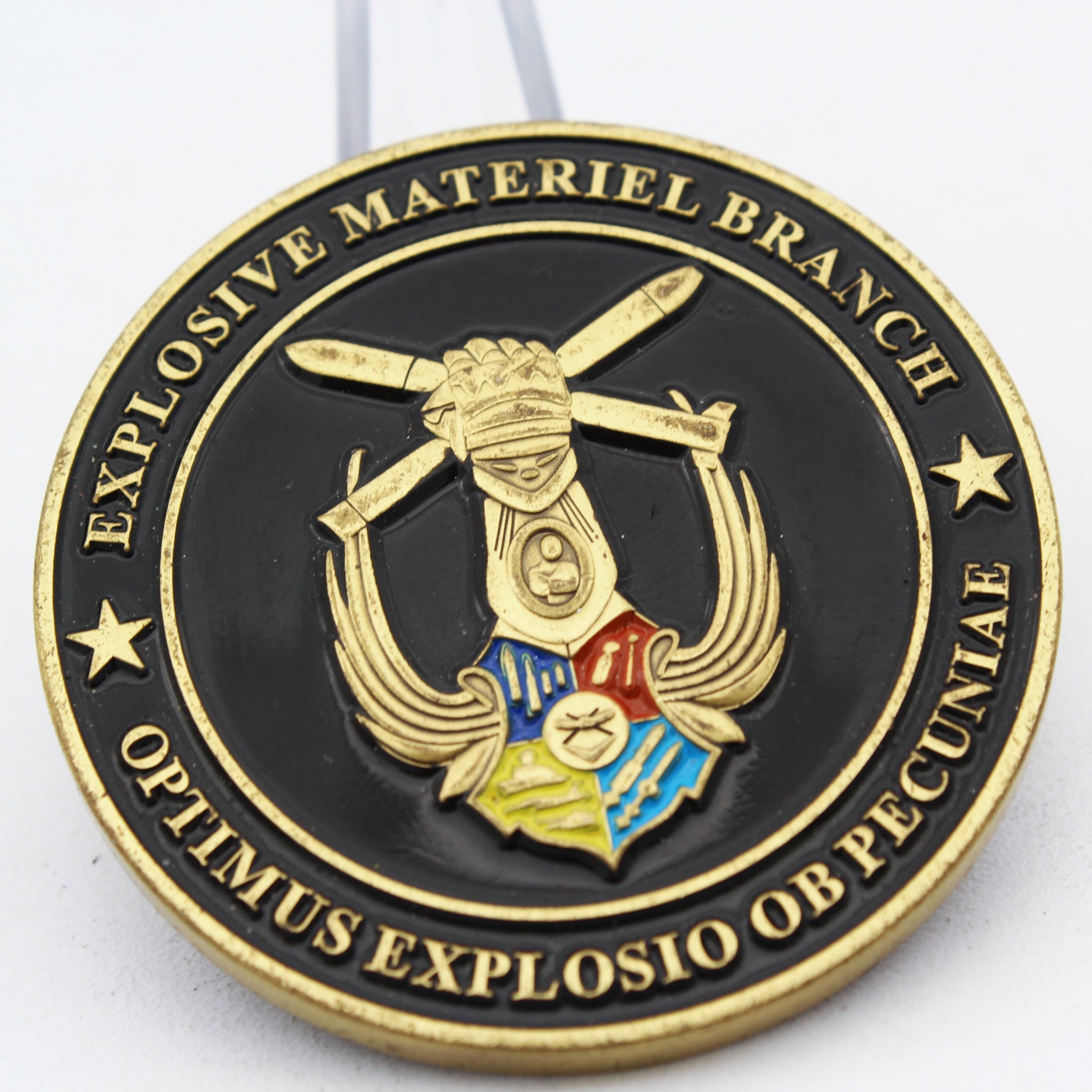 Australian Department of Defence EOD Explosive Ordnance Challenge Coin 1.75" Pre-owned