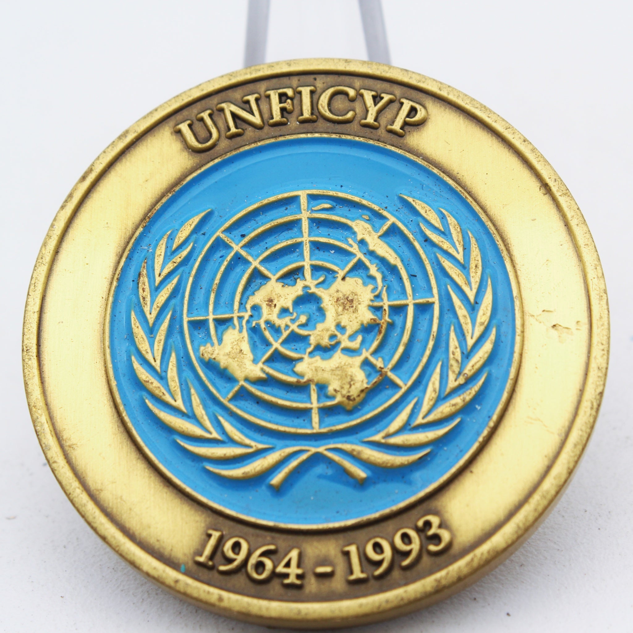 Swedish Armed Forces UNFICYP Challenge Coin 1.5 Inch Military Collectible Pre-owned