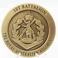 1RAR Bravo Company Royal Australian Regiment Challenge Coin 2” Copper Collectible Pre-owned