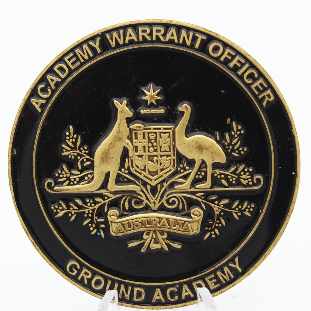 Australia Ground Academy Academy Warrant Officer Challenge Coin 2 Inch Pre-owned