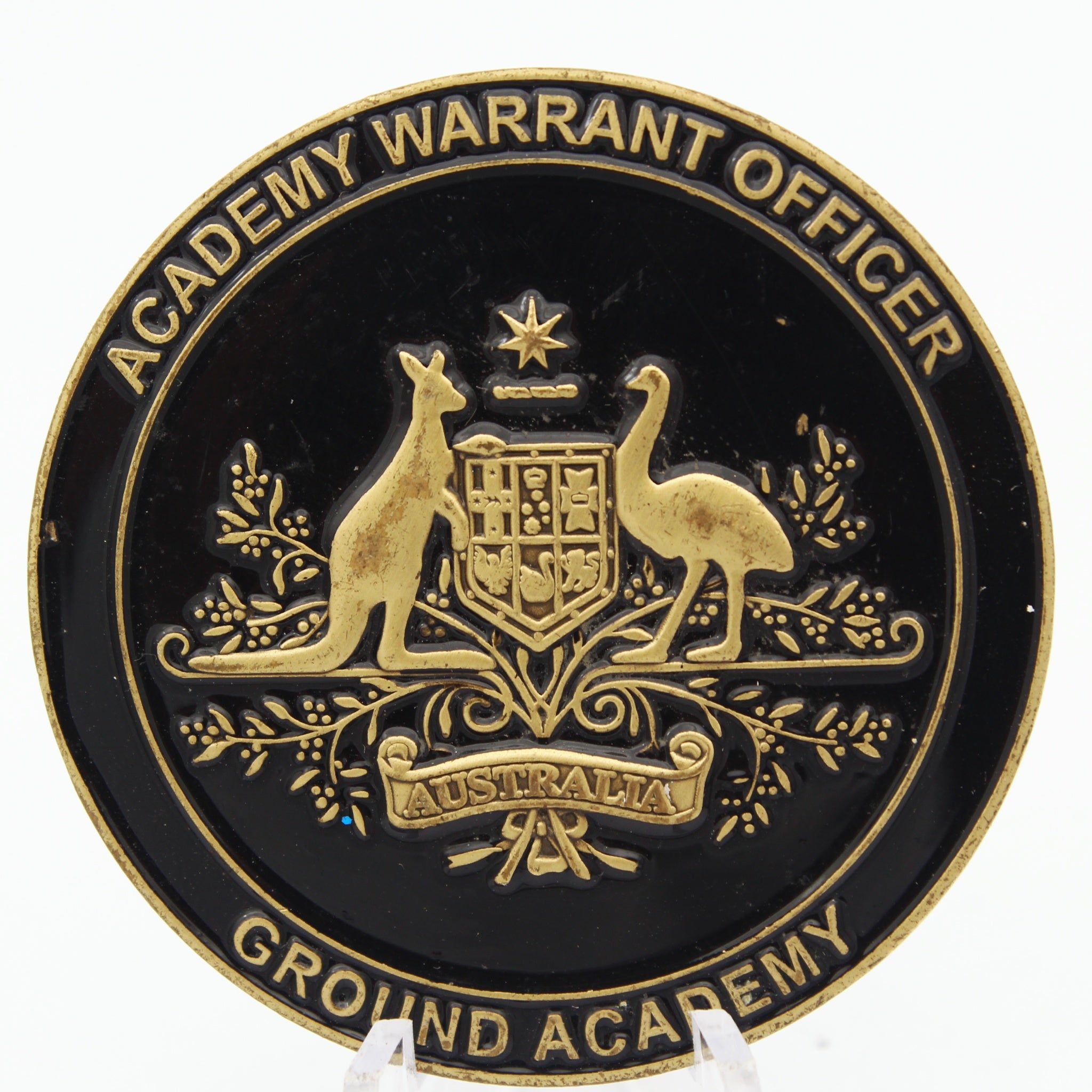 Australia Ground Academy Academy Warrant Officer Challenge Coin 2 Inch Pre-owned