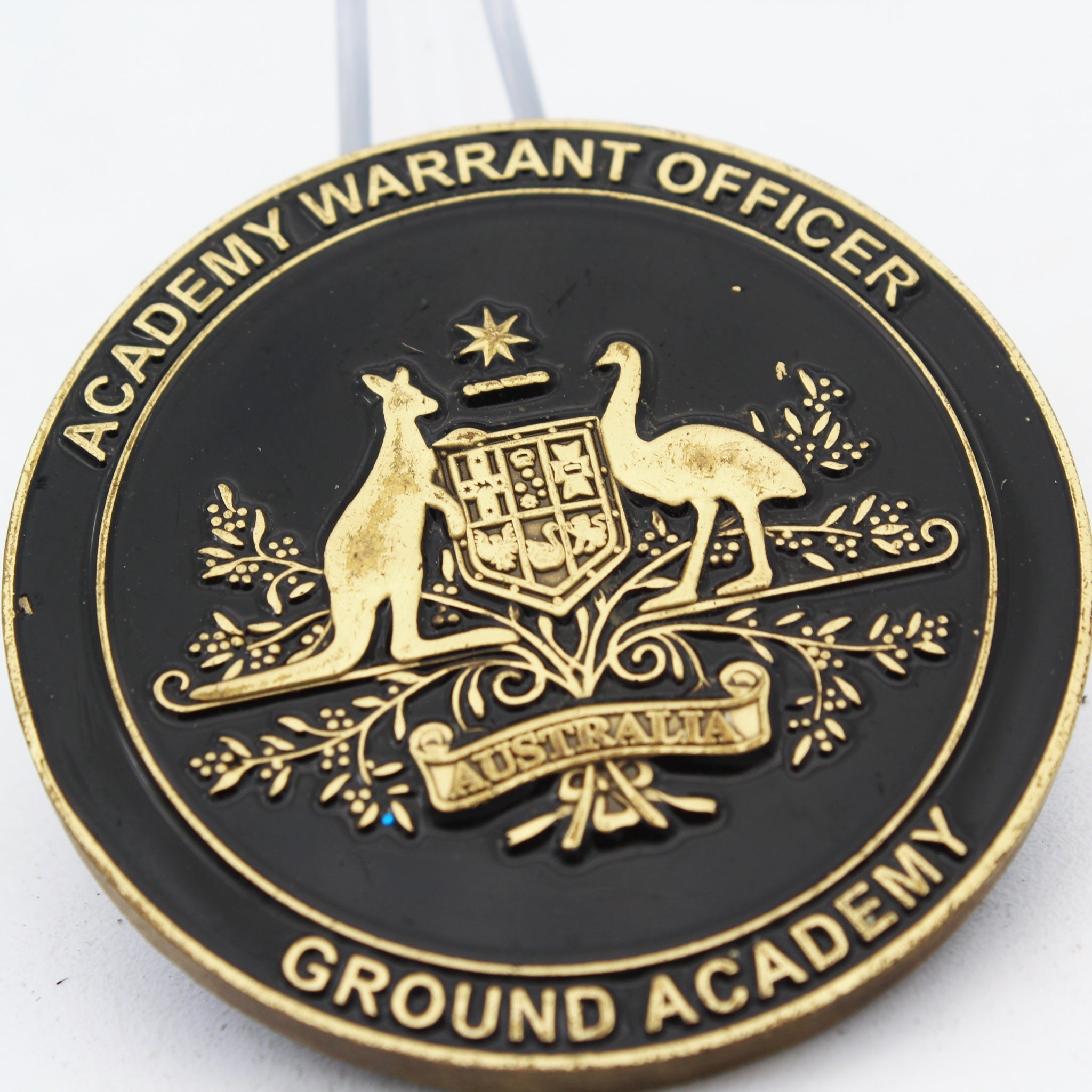 Australia Ground Academy Academy Warrant Officer Challenge Coin 2 Inch Pre-owned