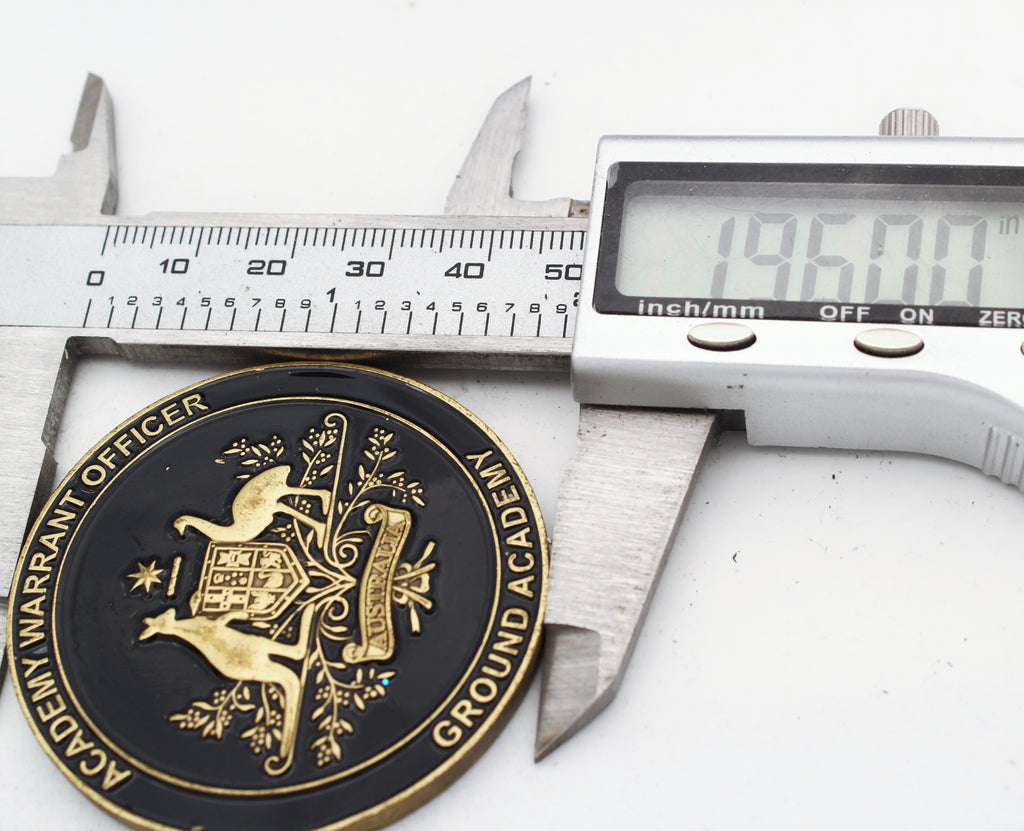Australia Ground Academy Academy Warrant Officer Challenge Coin 2 Inch Pre-owned