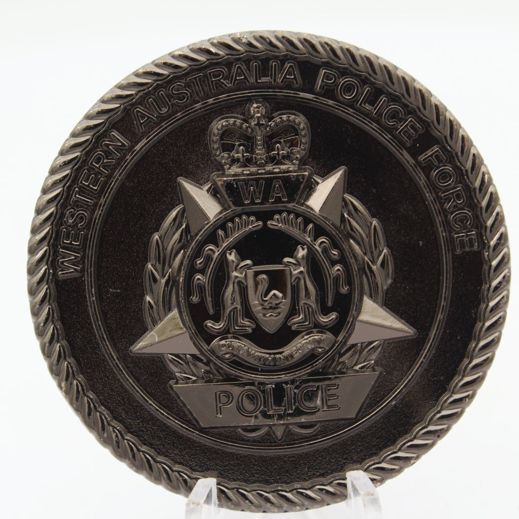 Western Australia Police Force Online Operations Unit Challenge Coin 2” Copper Collectible Pre-owned