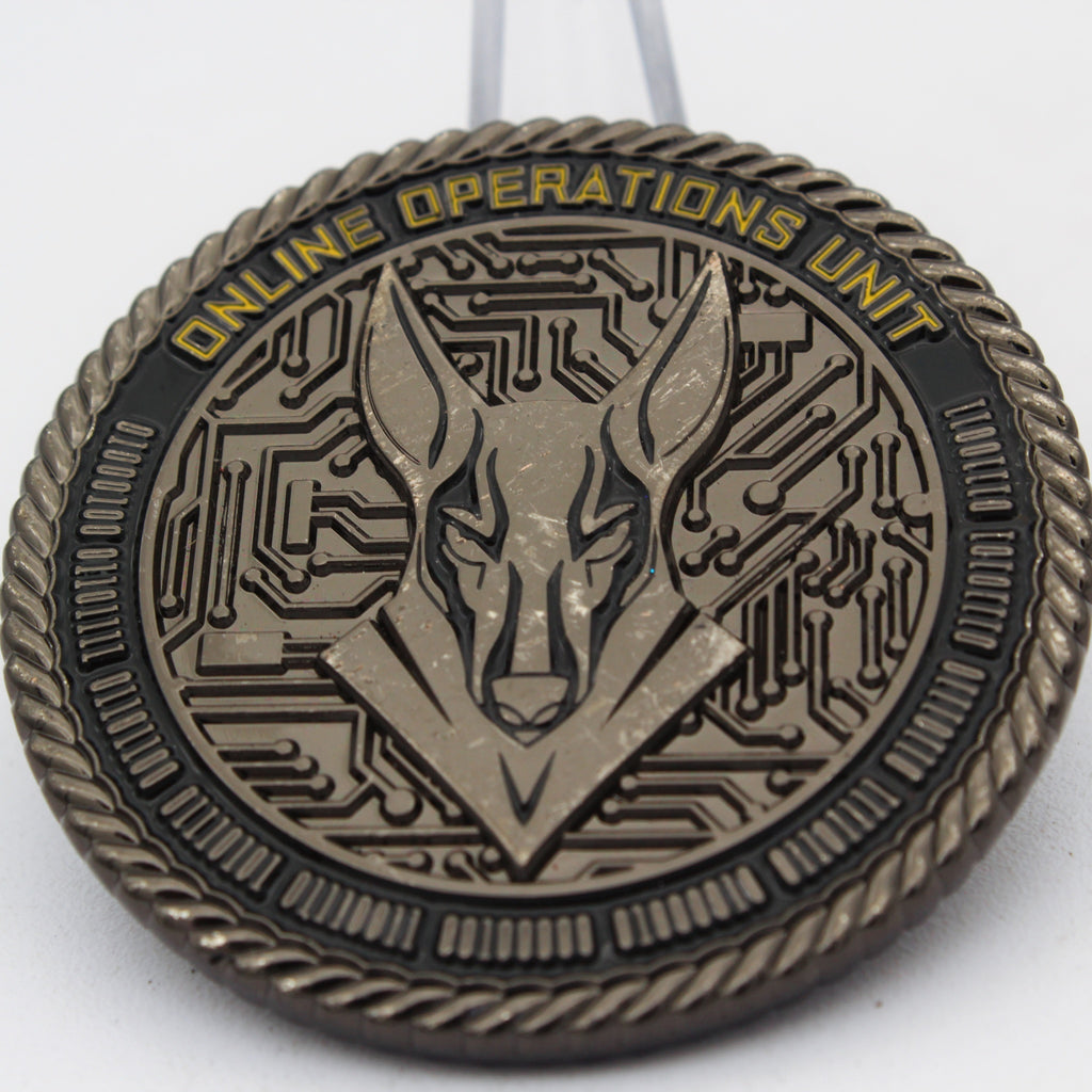 Western Australia Police Force Online Operations Unit Challenge Coin 2” Copper Collectible Pre-owned