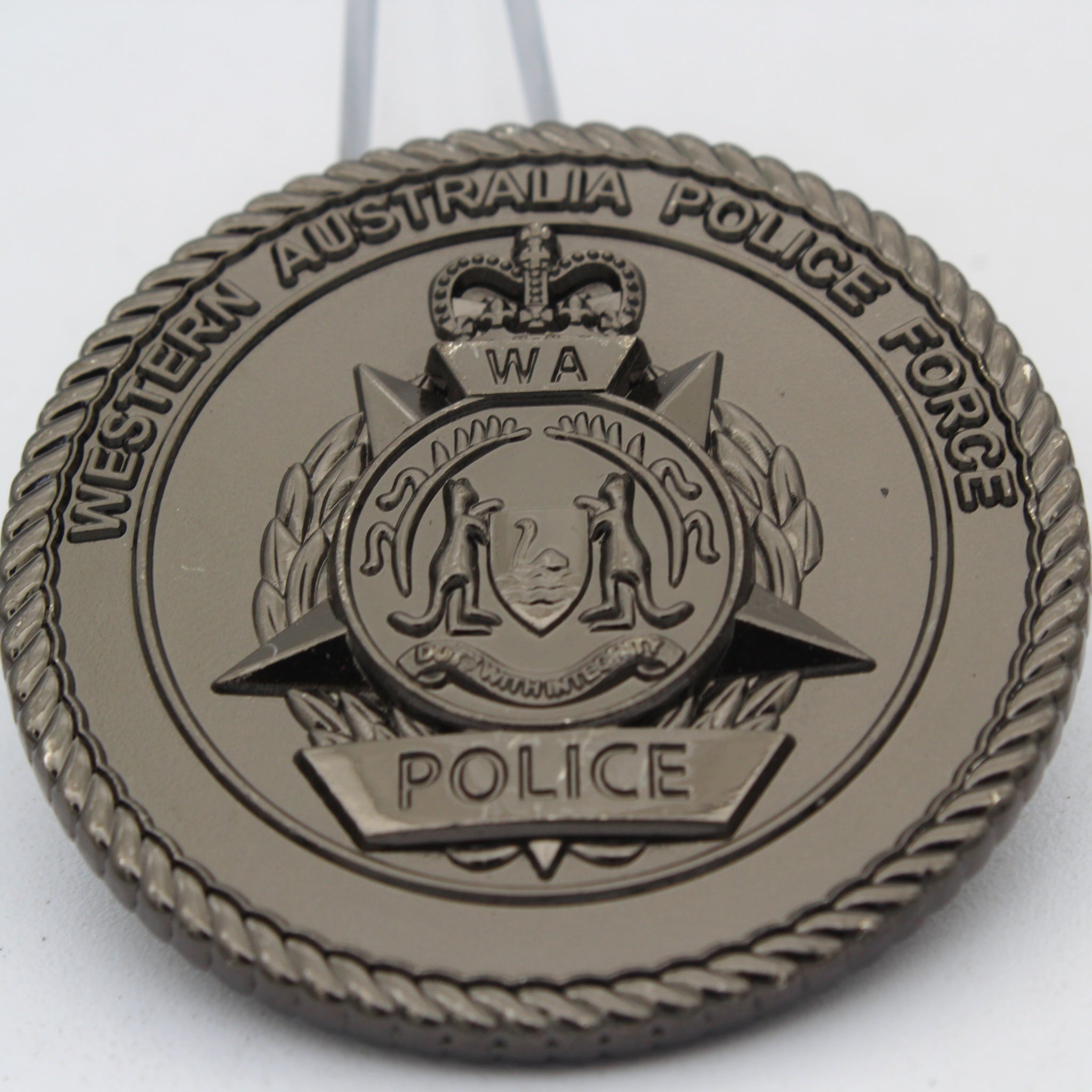Western Australia Police Force Online Operations Unit Challenge Coin 2” Copper Collectible Pre-owned