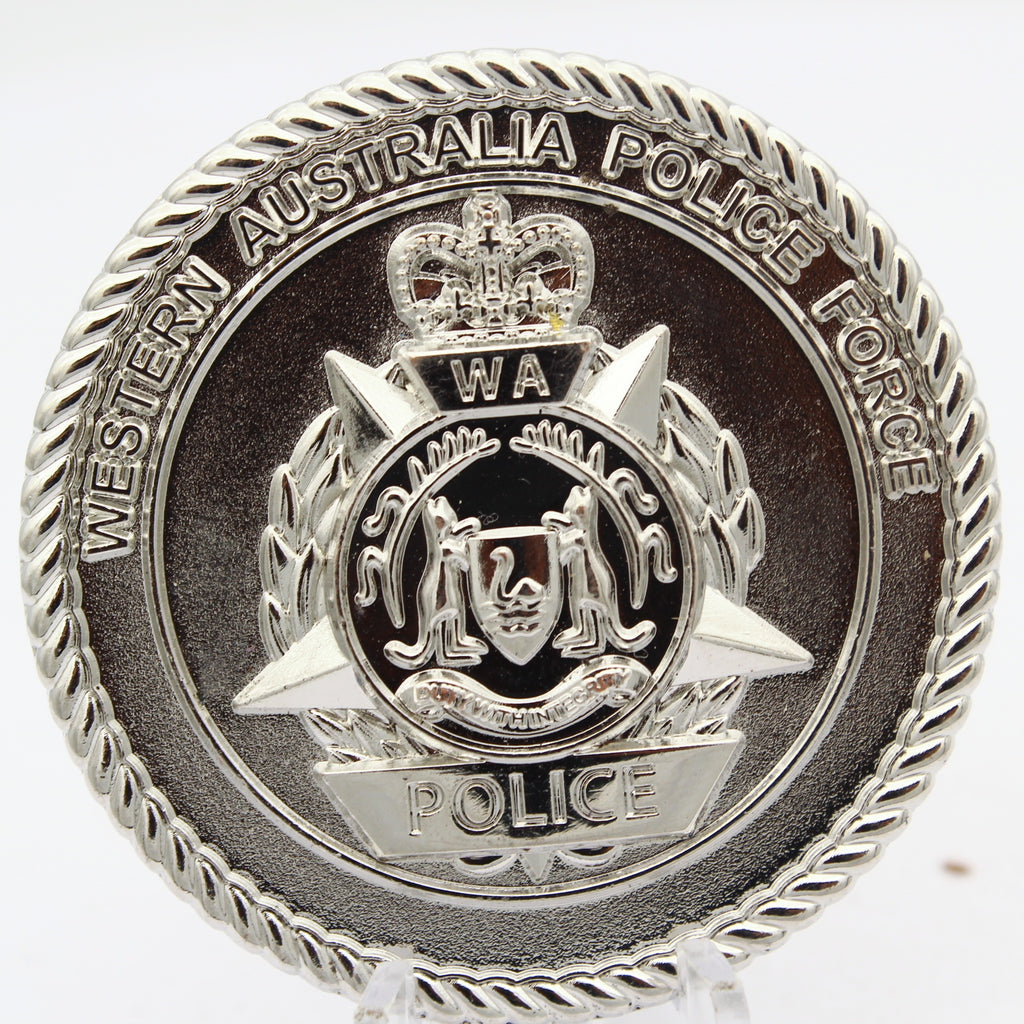 Western Australia Police Force Online Operations Unit Challenge Coin 2” Copper Collectible Pre-owned