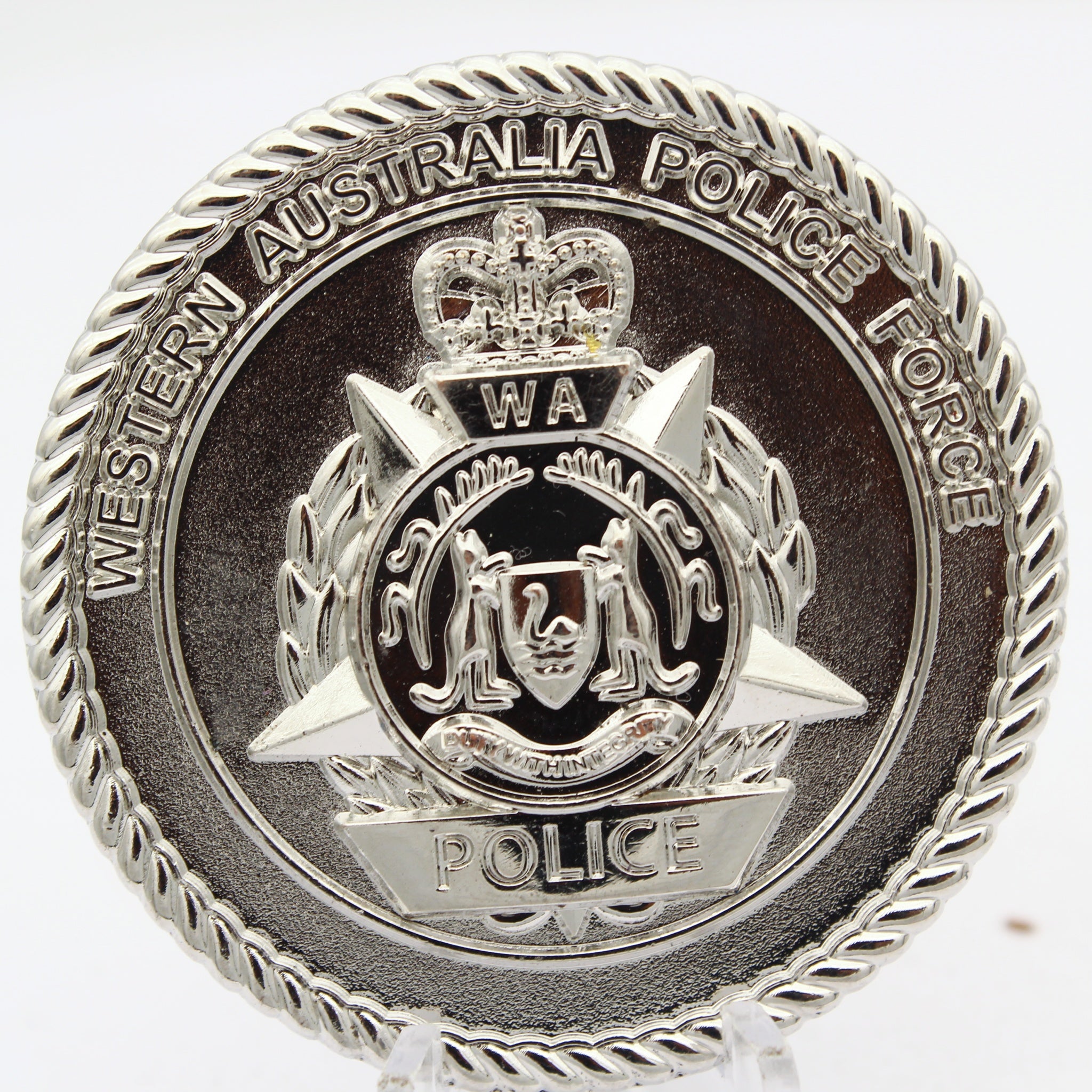Western Australia Police Force Online Operations Unit Challenge Coin 2” Copper Collectible Pre-owned