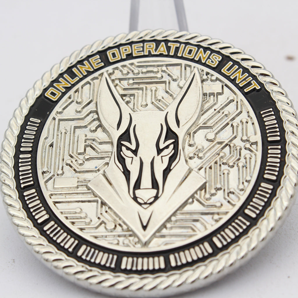 Western Australia Police Force Online Operations Unit Challenge Coin 2” Copper Collectible Pre-owned