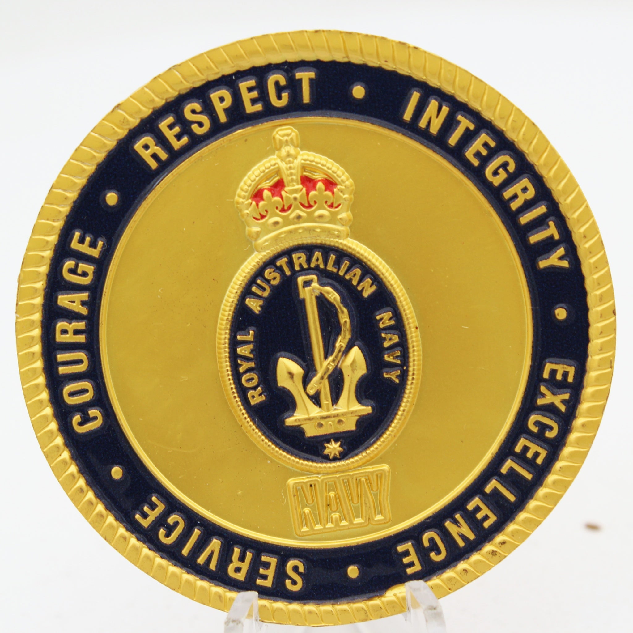 Royal Australian Navy Commander Fleet Air Arm Challenge Coin 2” Copper Collectible Pre-owned