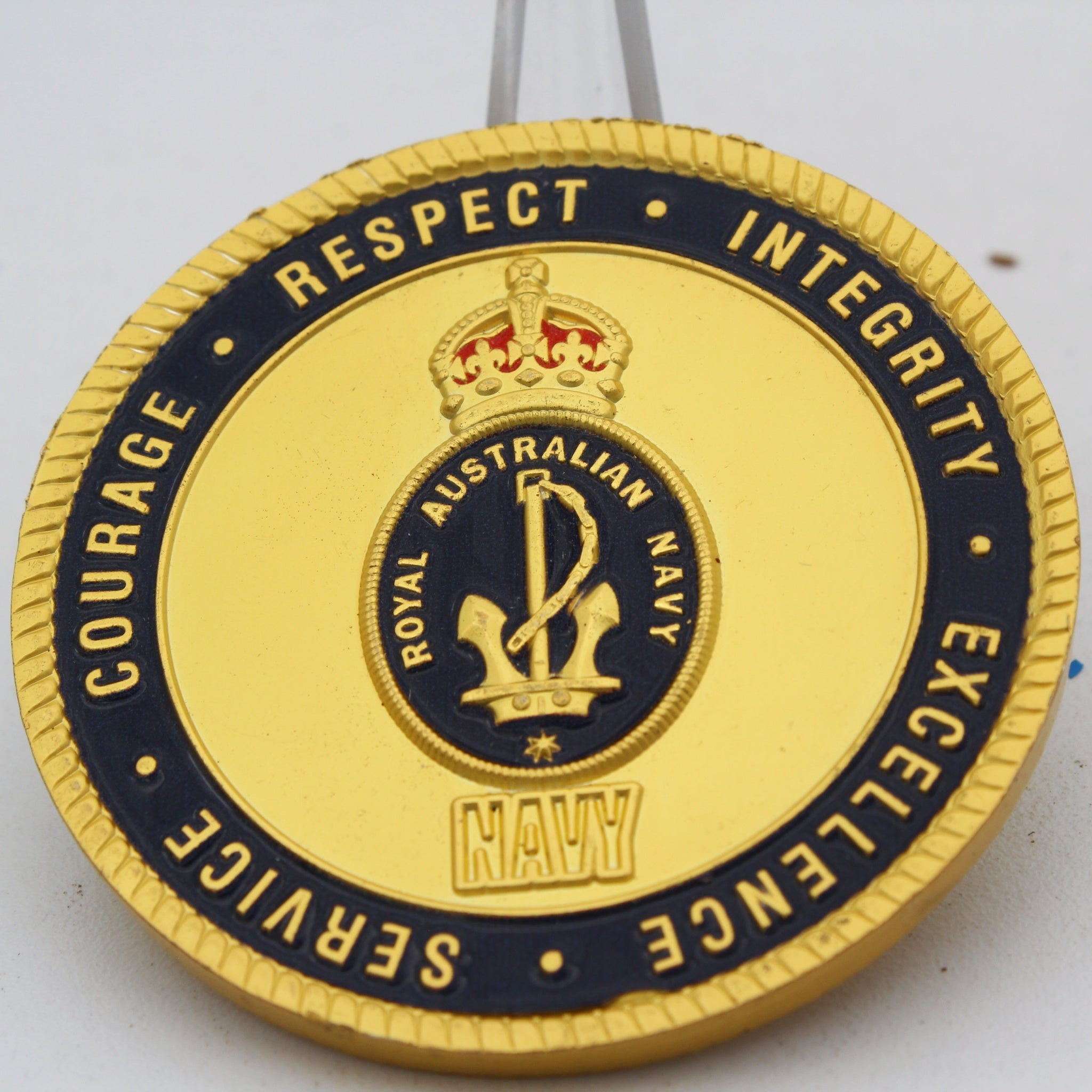 Royal Australian Navy Commander Fleet Air Arm Challenge Coin 2” Copper Collectible Pre-owned