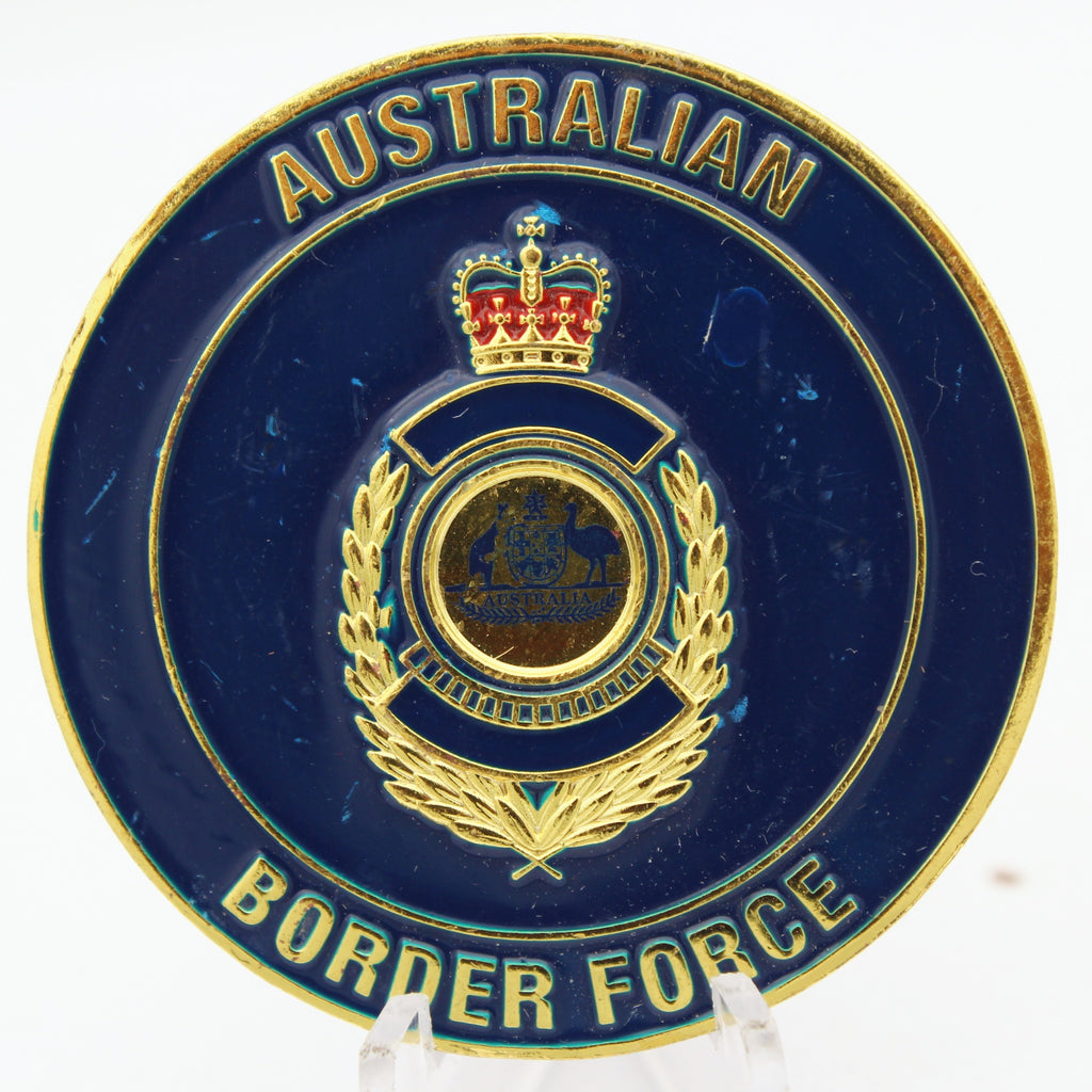 Australian Border Force Marine Unit Challenge Coin 2” Copper Collectible Pre-owned