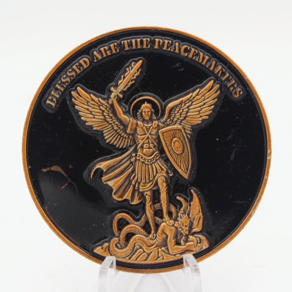 Victoria Police Uphold the Right St Michael Challenge Coin 2.0" Zinc Alloy Pre-Owned