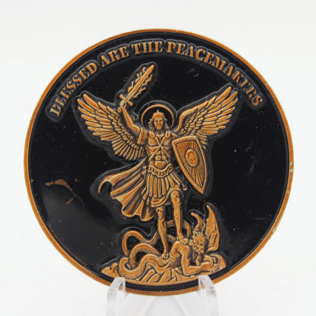 Victoria Police Uphold the Right St Michael Challenge Coin 2.0" Zinc Alloy Pre-Owned