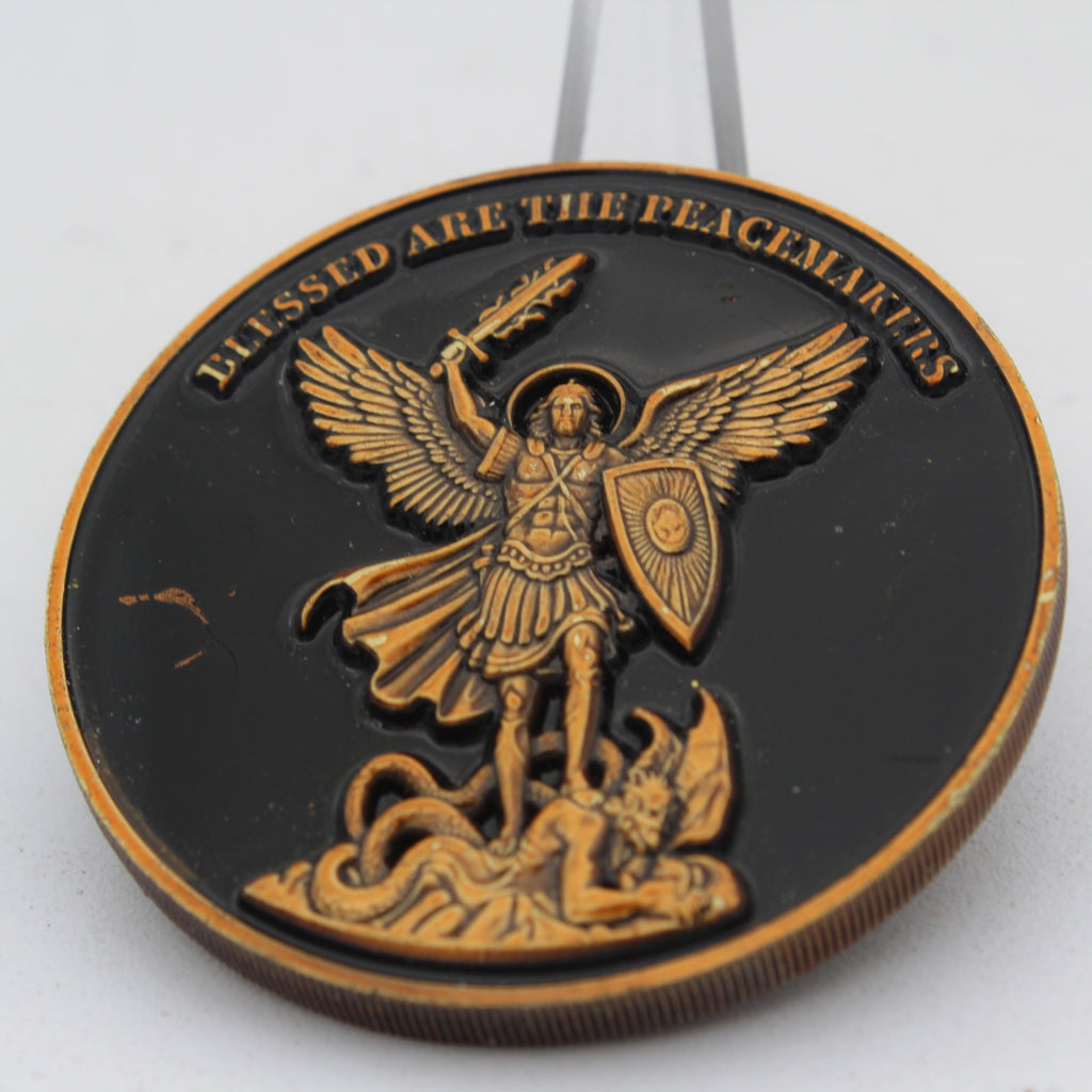 Victoria Police Uphold the Right St Michael Challenge Coin 2.0" Zinc Alloy Pre-Owned