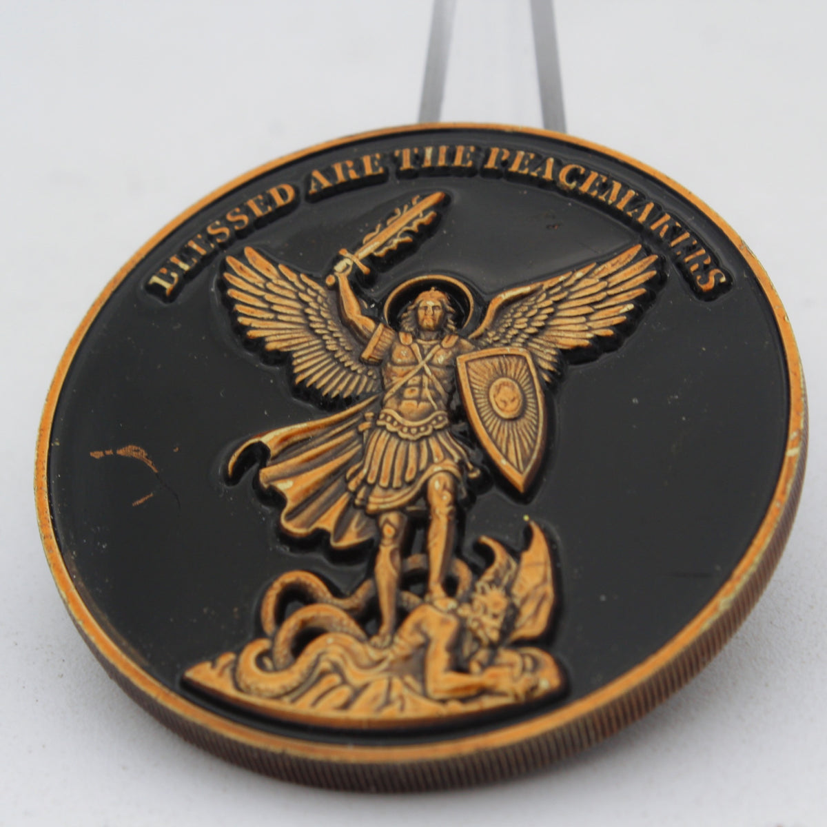 Victoria Police Uphold the Right St Michael Challenge Coin 2.0" Zinc Alloy Pre-Owned