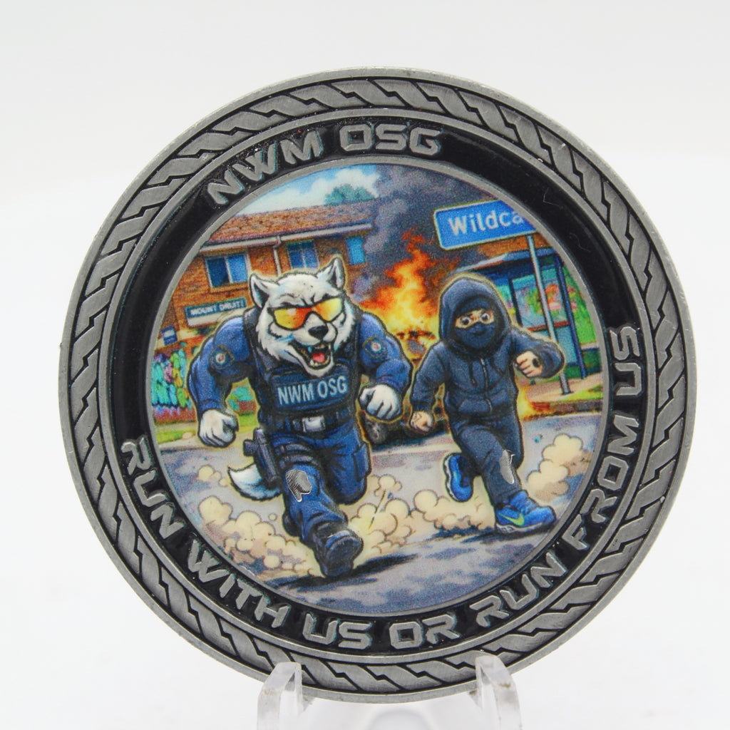 NSW Metropolitan Operations Support Group Challenge Coin 2.0" Zinc Alloy Pre-Owned