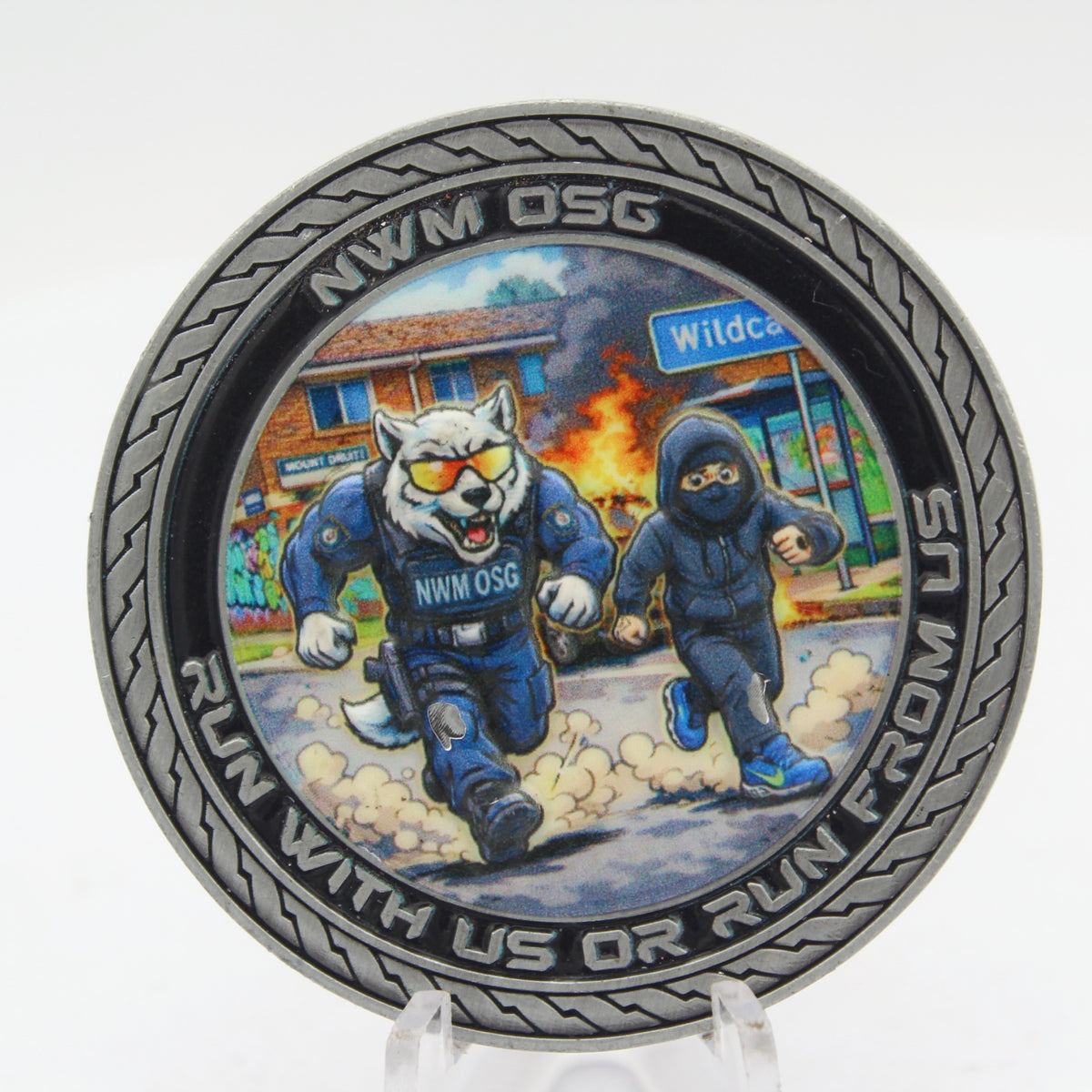 NSW Metropolitan Operations Support Group Challenge Coin 2.0" Zinc Alloy Pre-Owned
