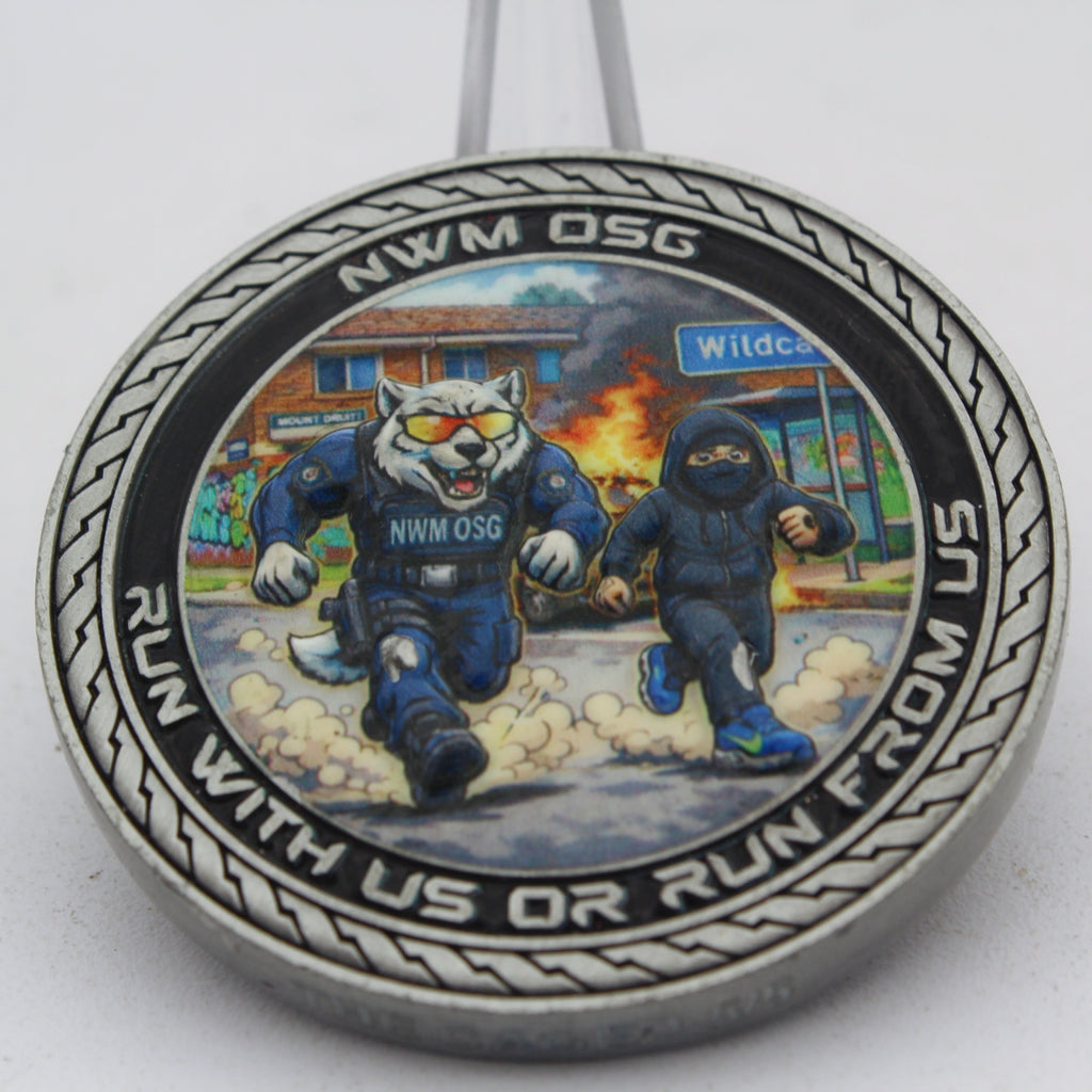 NSW Metropolitan Operations Support Group Challenge Coin 2.0" Zinc Alloy Pre-Owned