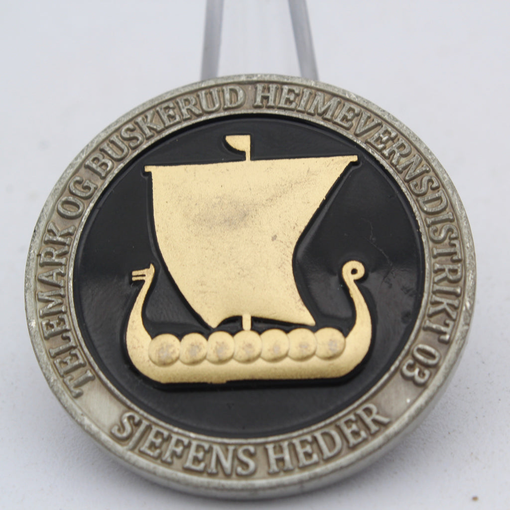 Norway HV-03 Telemark Buskerud Home Guard Kongsberg 2025 Challenge Coin 1.5" Copper