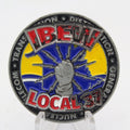 IBEW Local 37 New Brunswick Challenge Coin 1.5" Copper Pre-Owned