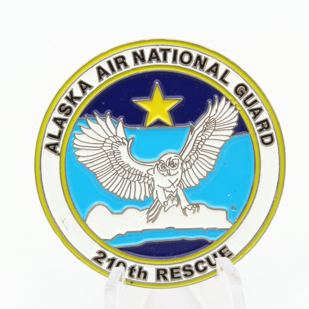 Alaska Air National Guard 210th Rescue Challenge Coin Pre-Owned