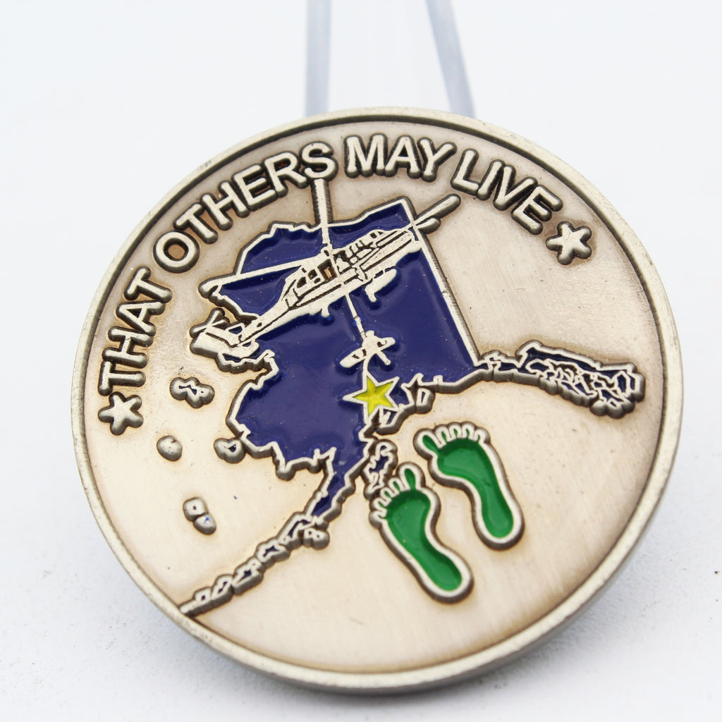 Alaska Air National Guard 210th Rescue Challenge Coin Pre-Owned