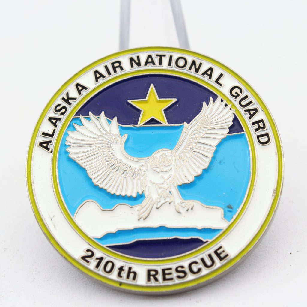Alaska Air National Guard 210th Rescue Challenge Coin Pre-Owned