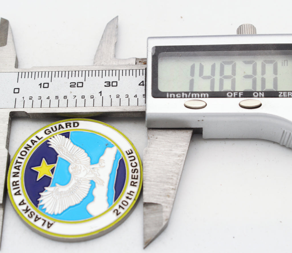 Alaska Air National Guard 210th Rescue Challenge Coin Pre-Owned