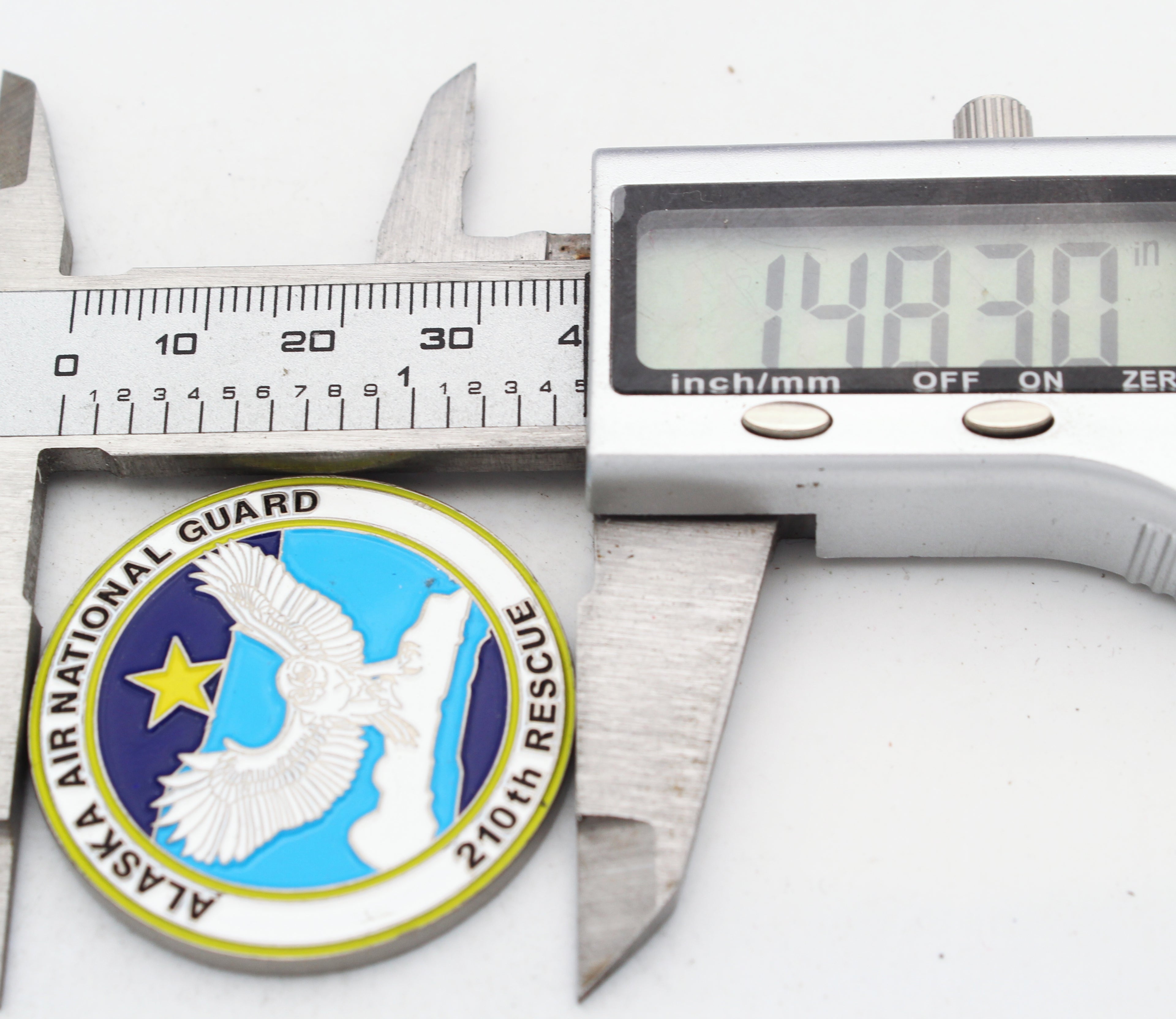 Alaska Air National Guard 210th Rescue Challenge Coin Pre-Owned