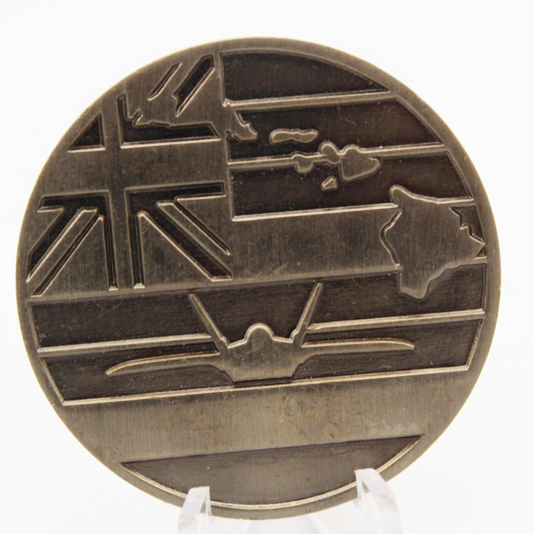 RAF F-35 Lightning II UK-US Joint Strike Fighter Challenge Coin 1.75" Pre-owned