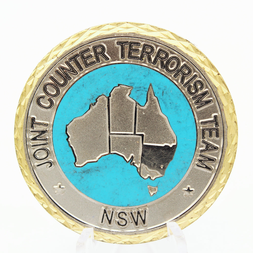 Australia NSW Joint Counter Terrorism Team JCTT Challenge Coin Police Counter-Terror Unit Pre-owned Collectible