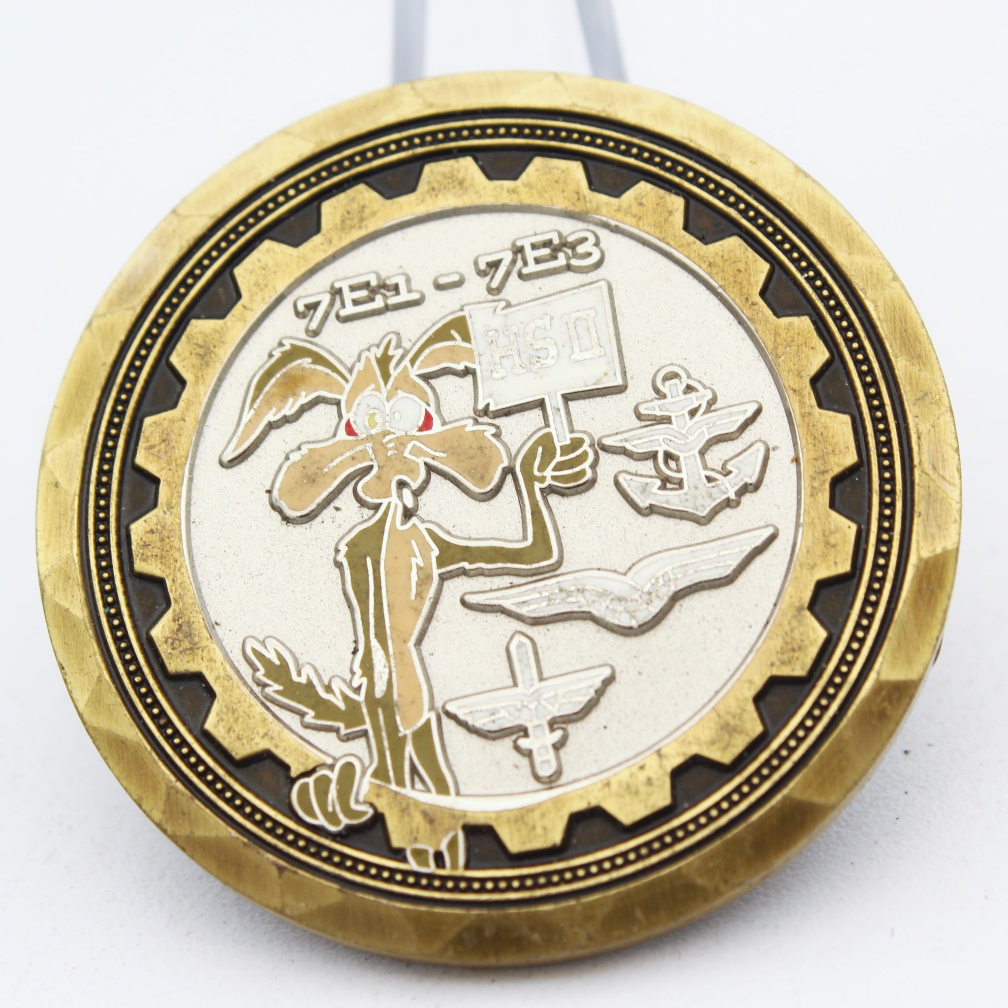 German Air Force Aircraft Engineers Challenge Coin 1.5" Iron Cross Aviation Collectible Pre-owned